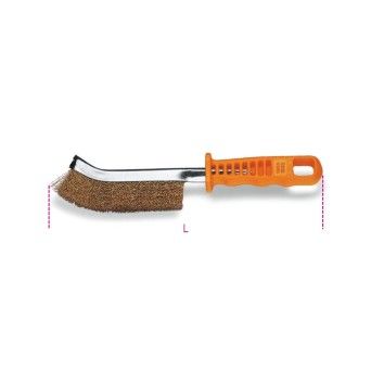 BETA Escova de limpeza curva com fios de ao : 0.3 mm