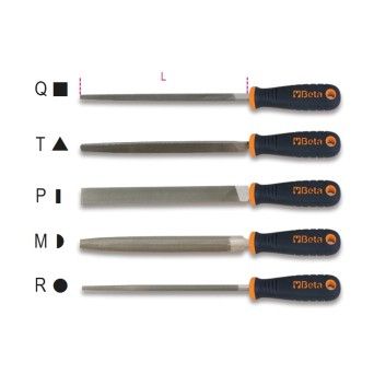 BETA Limas quadradas meia-mur�as, com punho