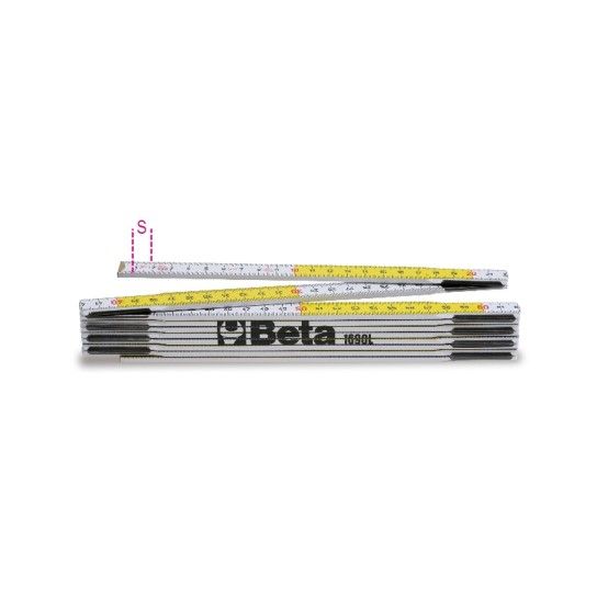 BETA Fita mtrica feita de vidoeiro flexvel, classe III