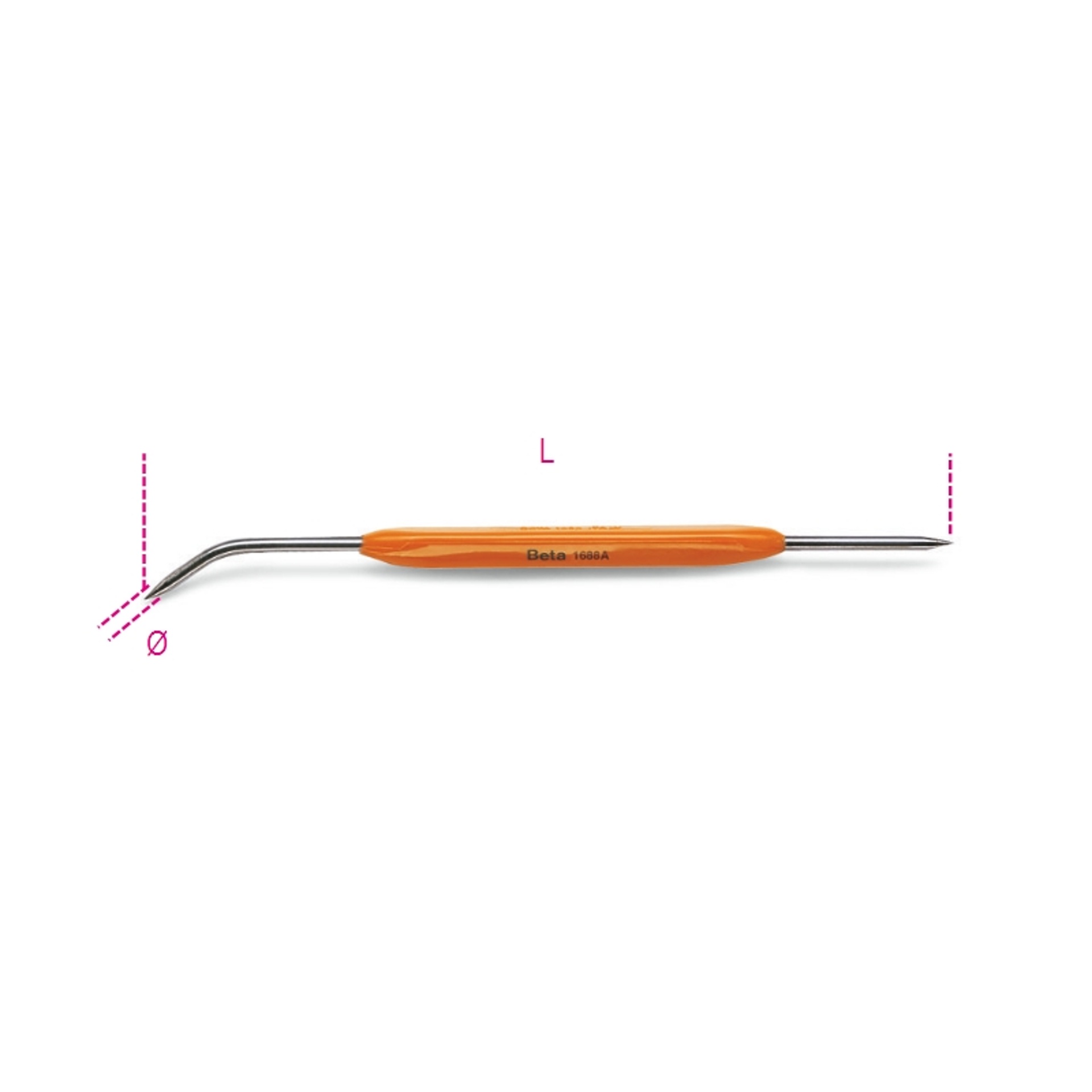 BETA Riscador em a�o temperado, extremidade em carbonato de tungst�nio