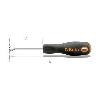 BETA Riscador com punho para mecnico, tipo gancho