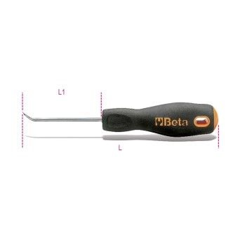 BETA Riscador com punho para mecnico, tipo curva curta a 90