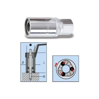 BETA Saca pernos com encabadouro quadrado 1/2"