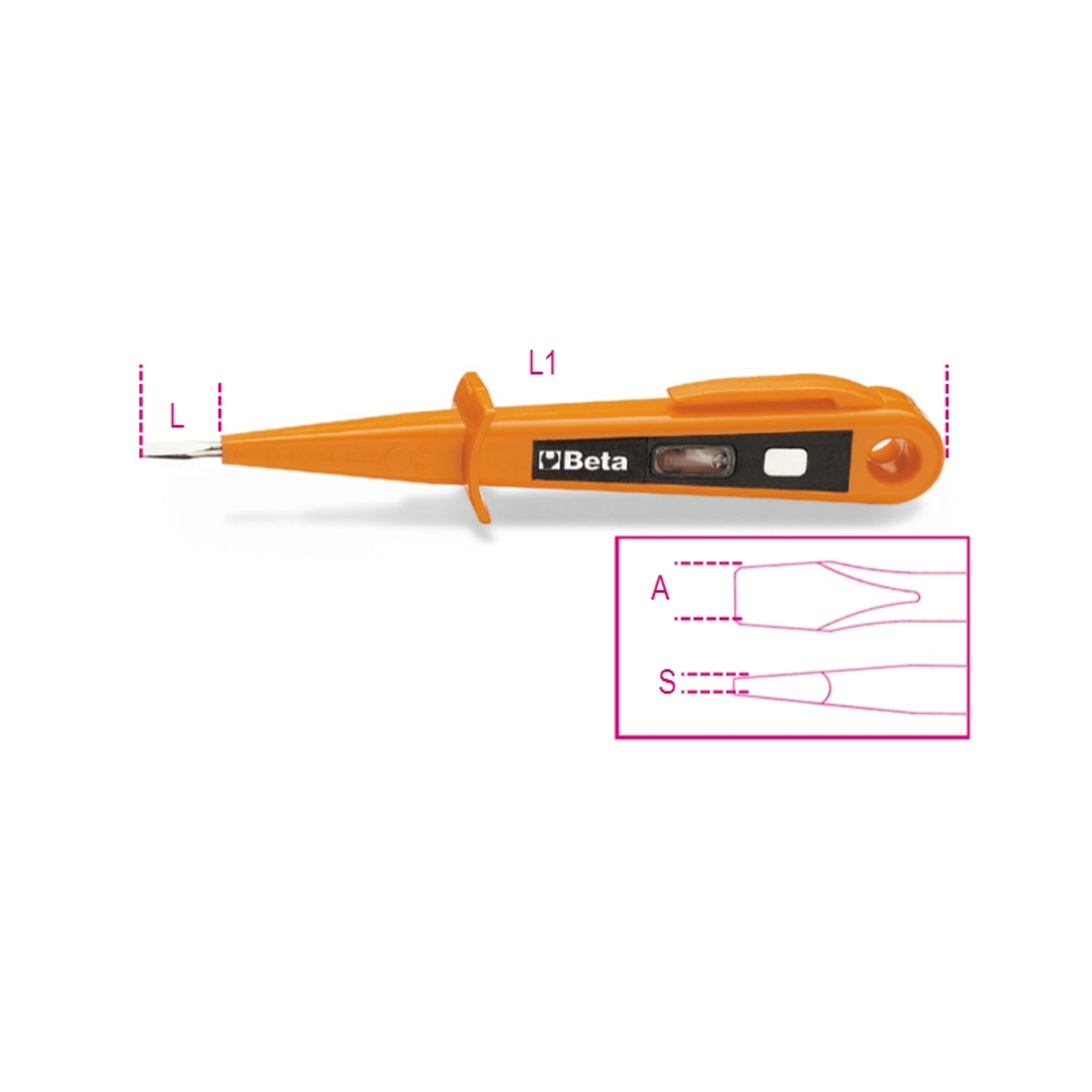 BETA Busca-p�los 125/250V, duplo isolamento