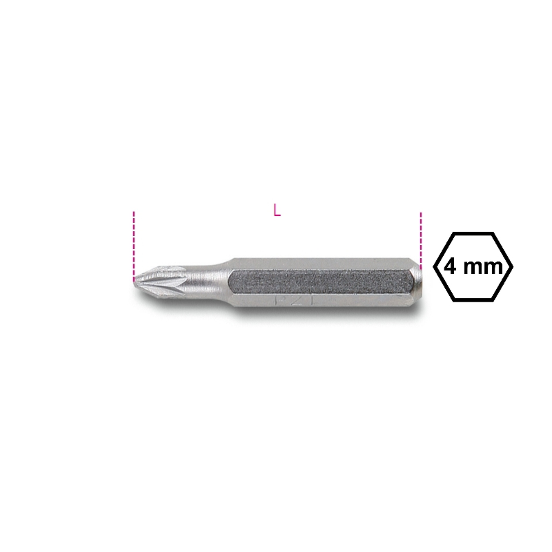 BETA Bits 4 mm para parafusos de cabeça ranhurada Pozidriv® - Supradriv® BETA Bits 4 mm para parafusos de cabeça ranhurada Pozidriv® - Supradriv®