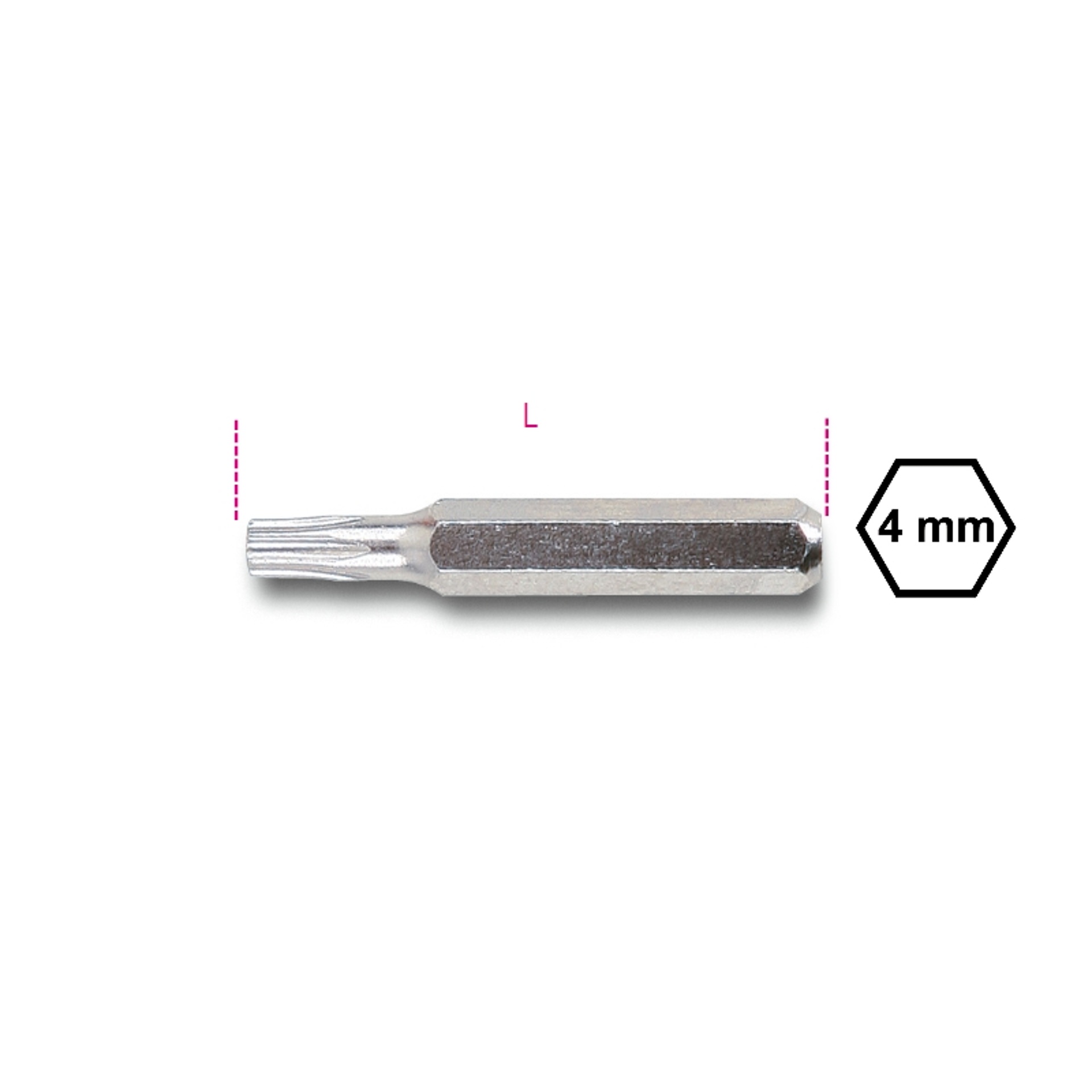 BETA Bits 4 mm para parafusos invioláveis BETA Bits 4 mm para parafusos invioláveis