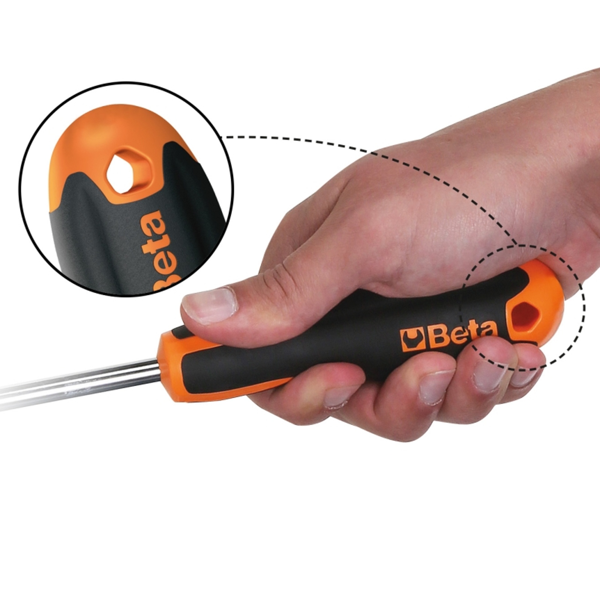 BETA Chaves Evox, para parafusos de perfil Torx®, com punho, cromadas, ponta preta BETA Chaves Evox, para parafusos de perfil Torx®, com punho, cromadas, ponta preta