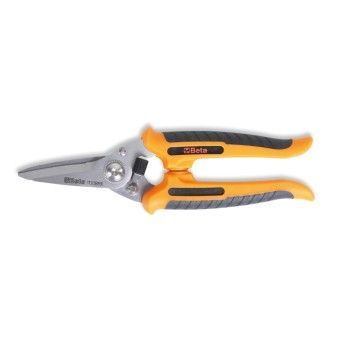 BETA Tesoura multiusos, lminas direitas em ao inox, com micro-dentado
