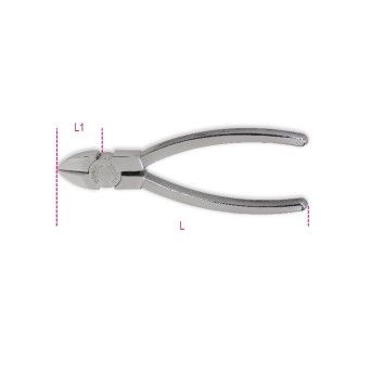 BETA Alicates de corte diagonal, em ao inox