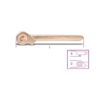 BETA Roquete anti-fasca encabadouro quadrado 1/2"