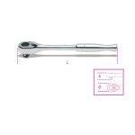 BETA Roquete revers�vel com punho met�lico quadra de 1/2�