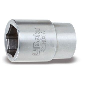 BETA Chaves de caixa sextavadas, 1/2'', em ao inox