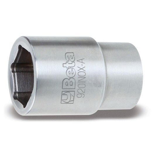 BETA Chaves de caixa sextavadas, 1/2'', em ao inox