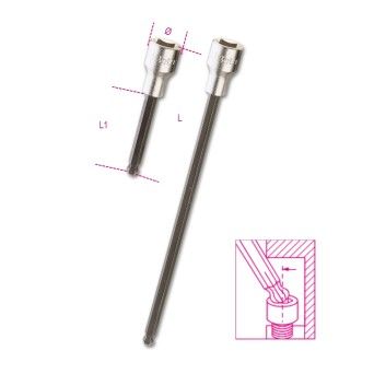 BETA Chaves de caixa com ponta macho hexagonal esfrico