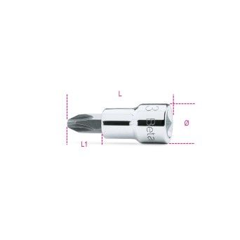 BETA Chaves de caixa com ponta de perfil Phillips