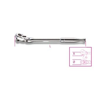 BETA Roquete reversvel articulado com punho metlico, quadra de 3/8