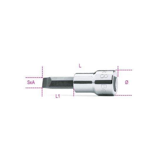 BETA Chaves de caixa com ponta de perfil de fenda BETA Chaves de caixa com ponta de perfil de fenda