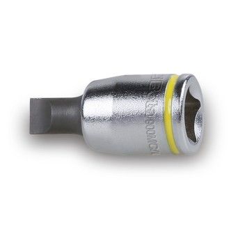 BETA Chave de caixa com ponta de perfil de fenda, coloridas, cromadas, inserts polidos