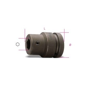 BETA Chave porta-pontas de impacto 22 mm para os artigos 727/ES22 e 727/ES22TX