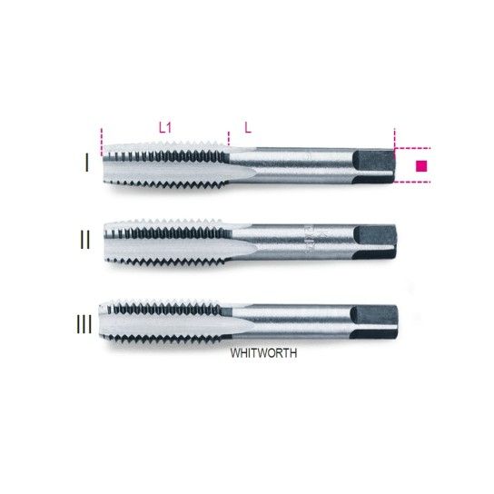 BETA Machos manuais rosca Whitworth em ao ao crmio