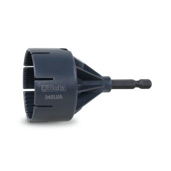 BETA Adaptador para ferramenta rebarba-tubos 345U, para pontas encabadouro sextavado 1/4"