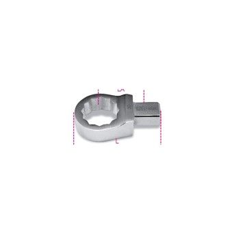 BETA Ponteiras de luneta para barras de aperto, encabadouro rectangular