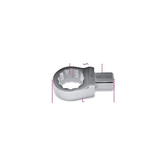 BETA Ponteiras de luneta para barras de aperto, encabadouro rectangular