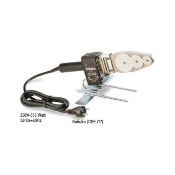 BETA Ferro de soldar tubos e unies de pequenas dimenses em plstico tipo PE, PP, PVC e PEHD