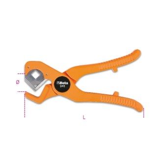 BETA Alicate corta-tubos para tubos plsticos