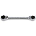 BETA Chaves bi-hexagonais com sistema de roquete reversvel, cromadas