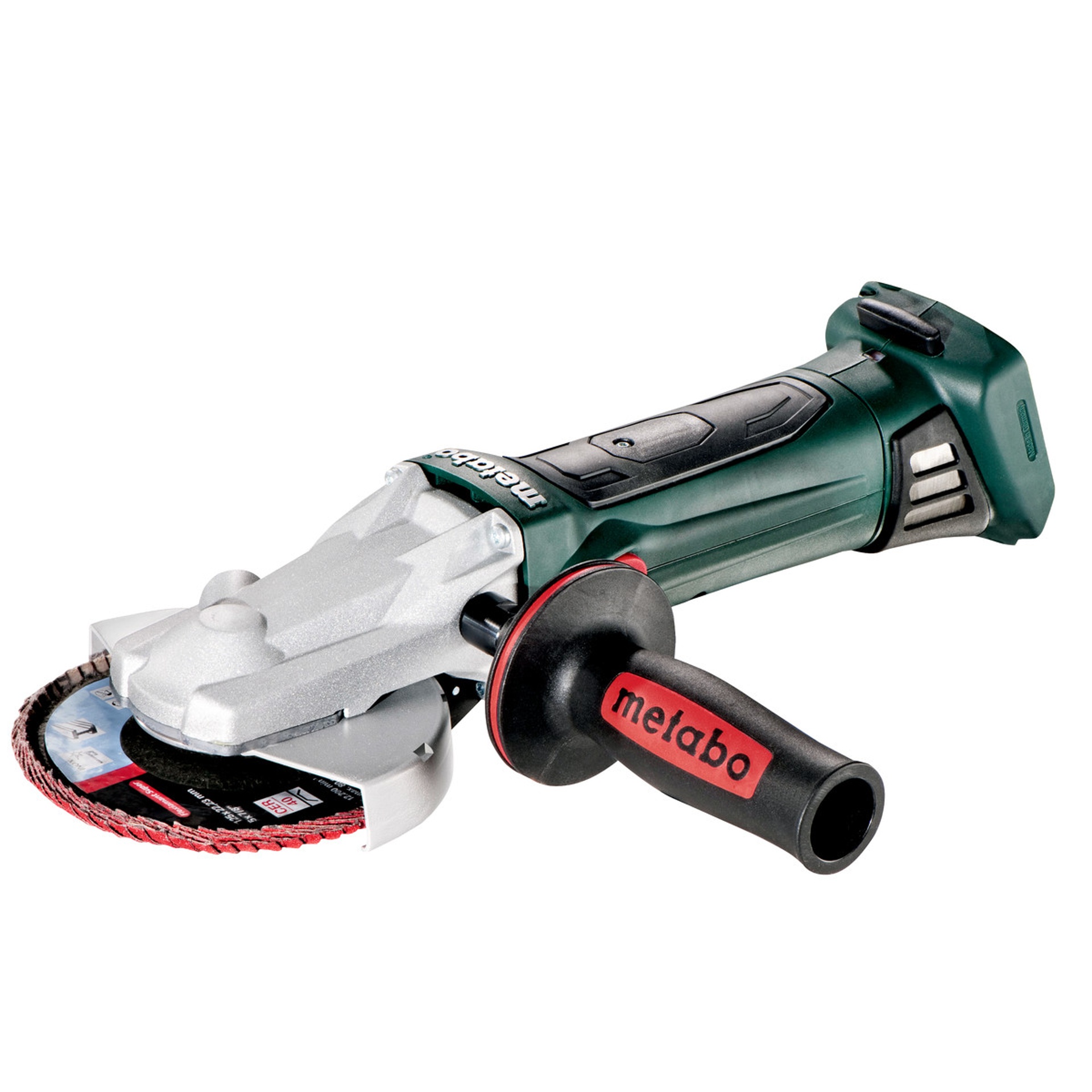 METABO WF 18 LTX 125 Quick Rebarbadora angular de cabeça plana sem fio METABO WF 18 LTX 125 Quick Rebarbadora angular de cabeça plana sem fio