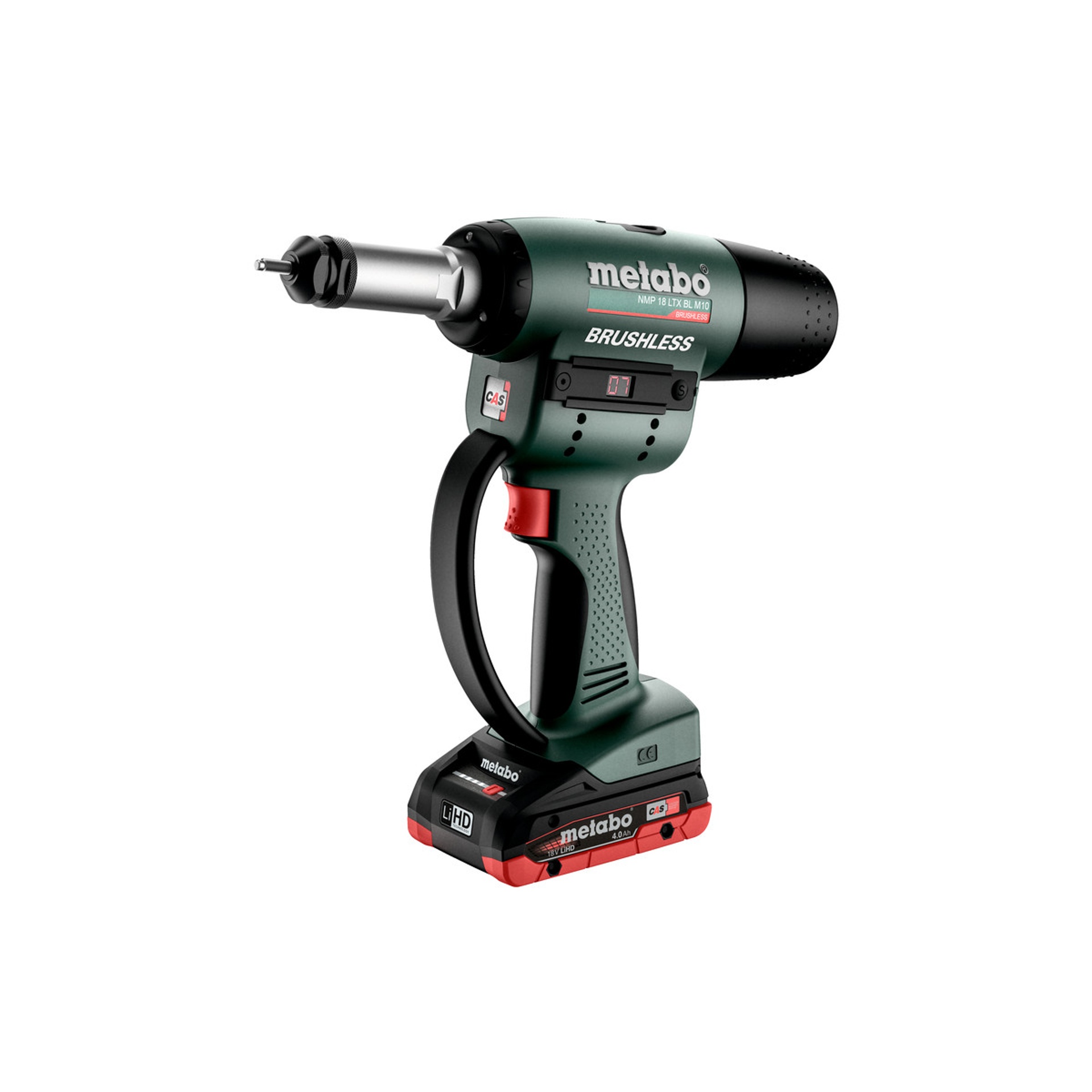METABO NMP 18 LTX BL M10 Rebitadora para rebites roscados sem fio METABO NMP 18 LTX BL M10 Rebitadora para rebites roscados sem fio