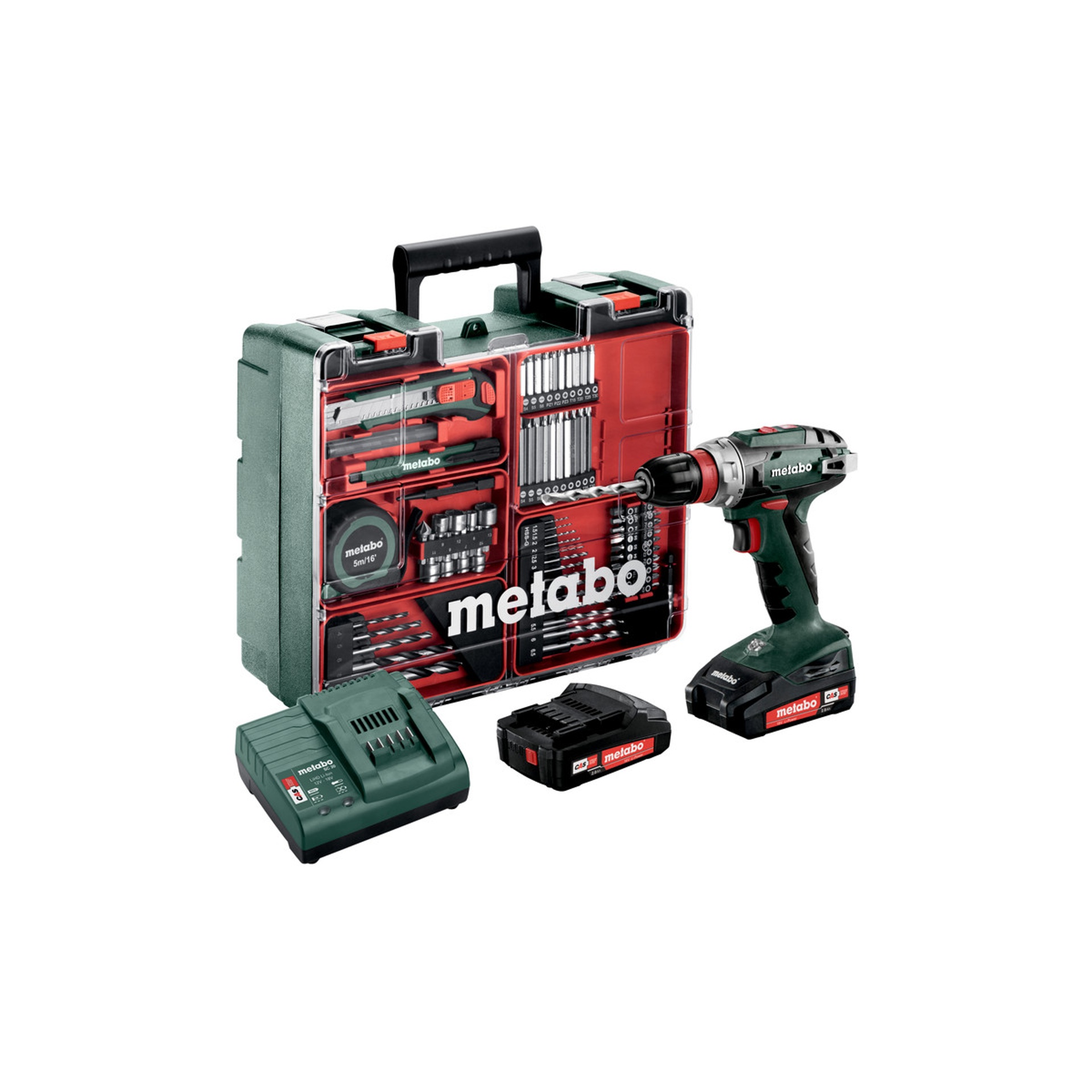 METABO BS 18 Quick Mobile Werkstatt Berbequim-aparafusadora sem fio METABO BS 18 Quick Mobile Werkstatt Berbequim-aparafusadora sem fio