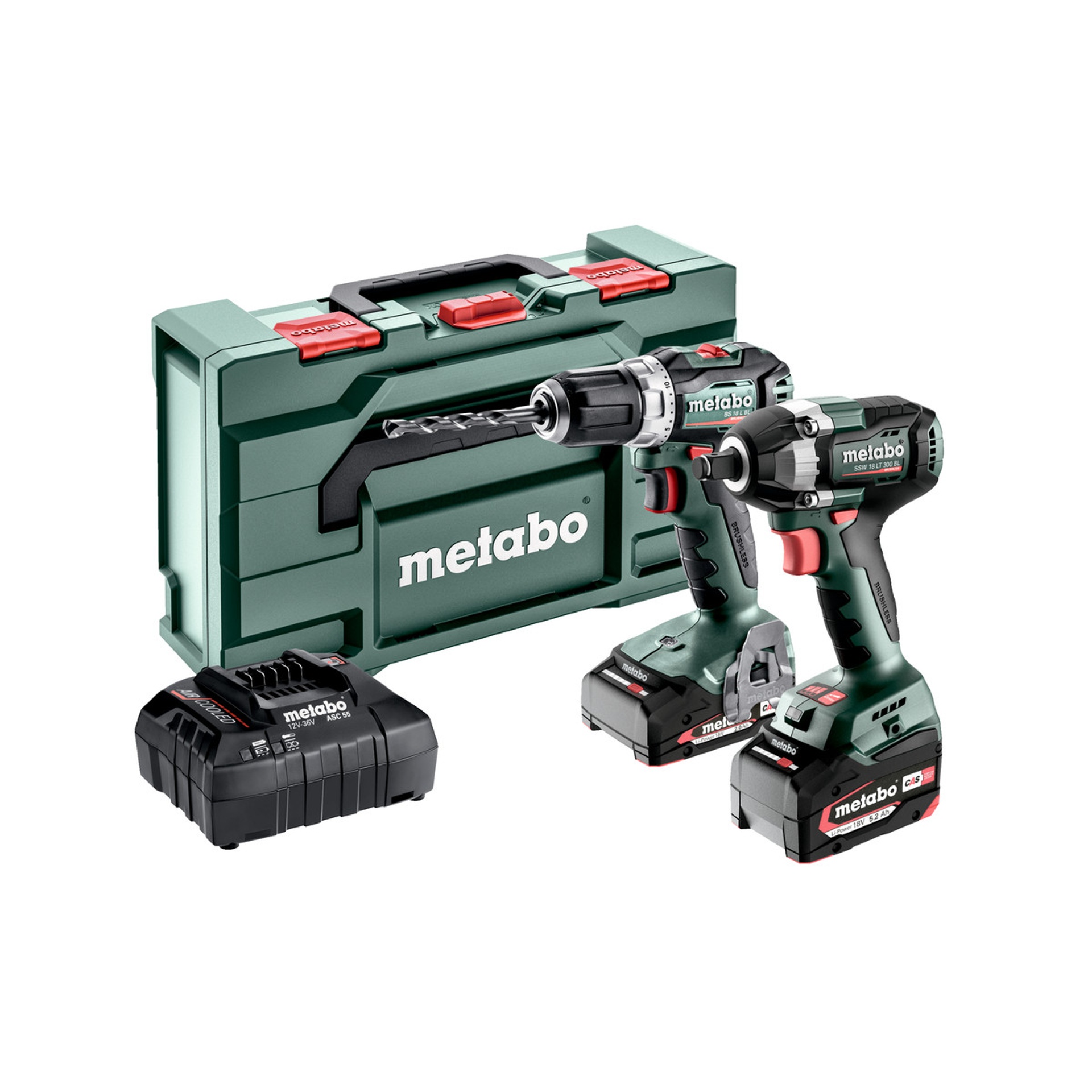 METABO Combo Set 2.9.2 18V Conjunto de ferramentas sem fio