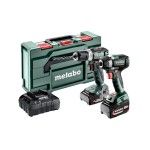 METABO Combo Set 2.9.2 18V Conjunto de ferramentas sem fio