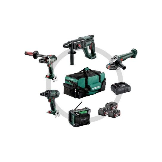 METABO Combo Set 5.2 Conjunto de ferramentas sem fio