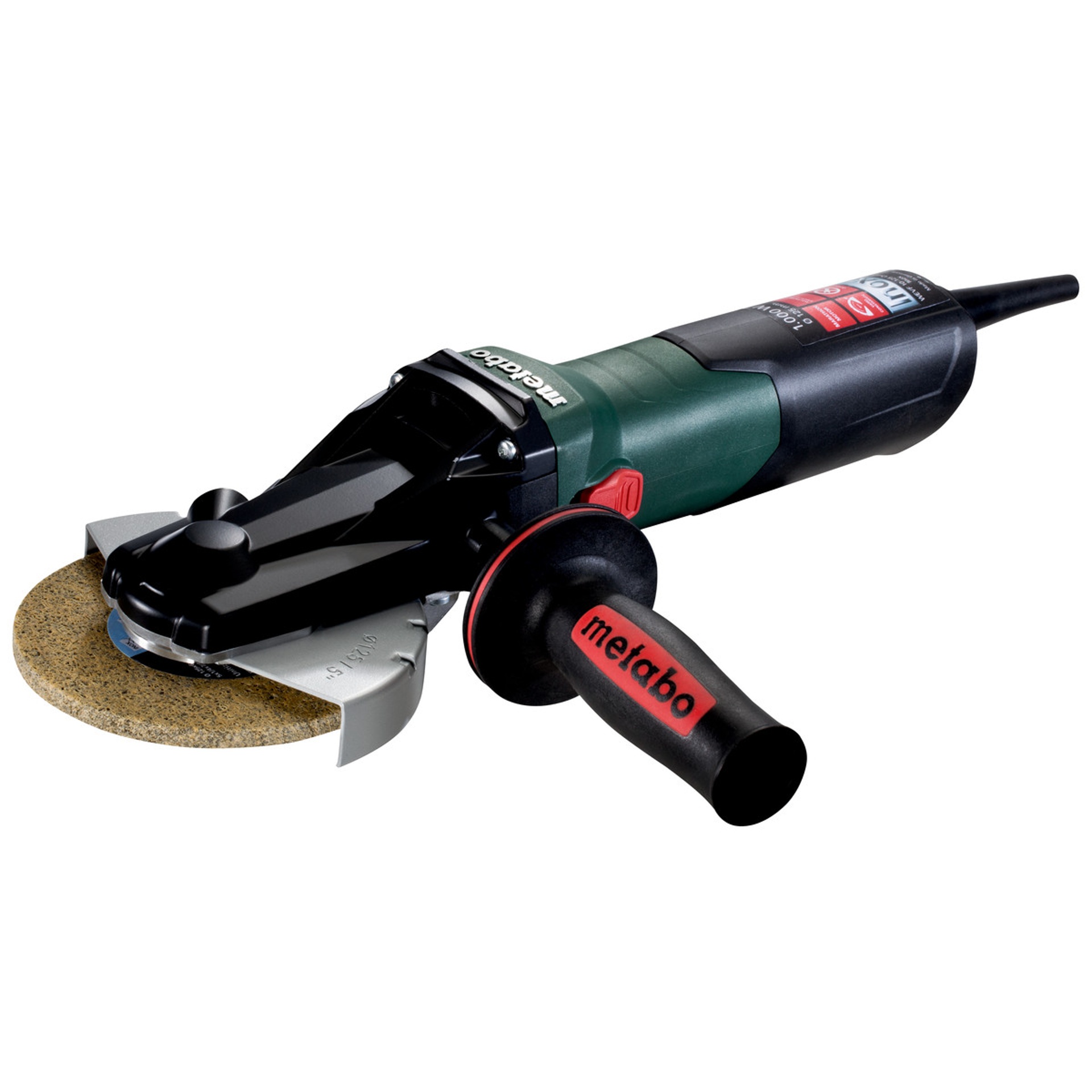METABO WEVF 10-125 Quick Inox Rebarbadora angular de cabe�a plana