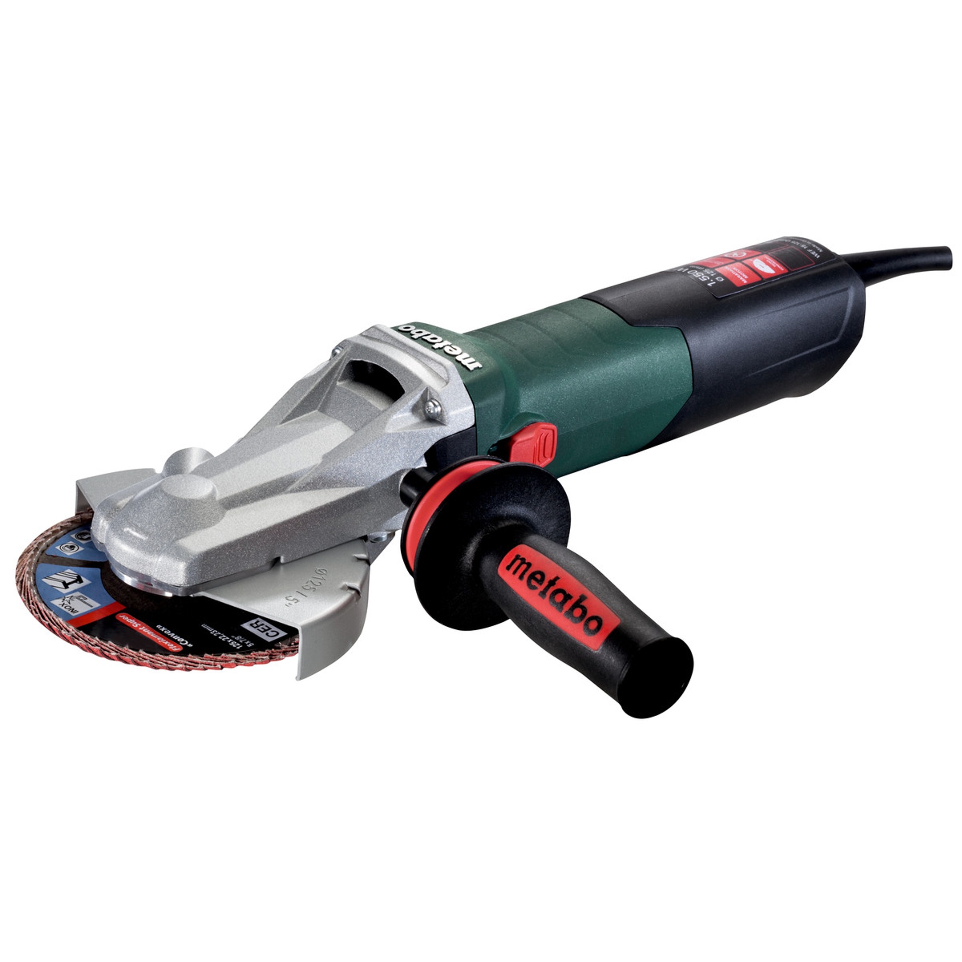 METABO WEF 15-125 Quick Rebarbadora angular de cabe�a plana