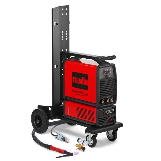 SUPERTIG 302 AC/DC 400V AQUA + TROLLEY