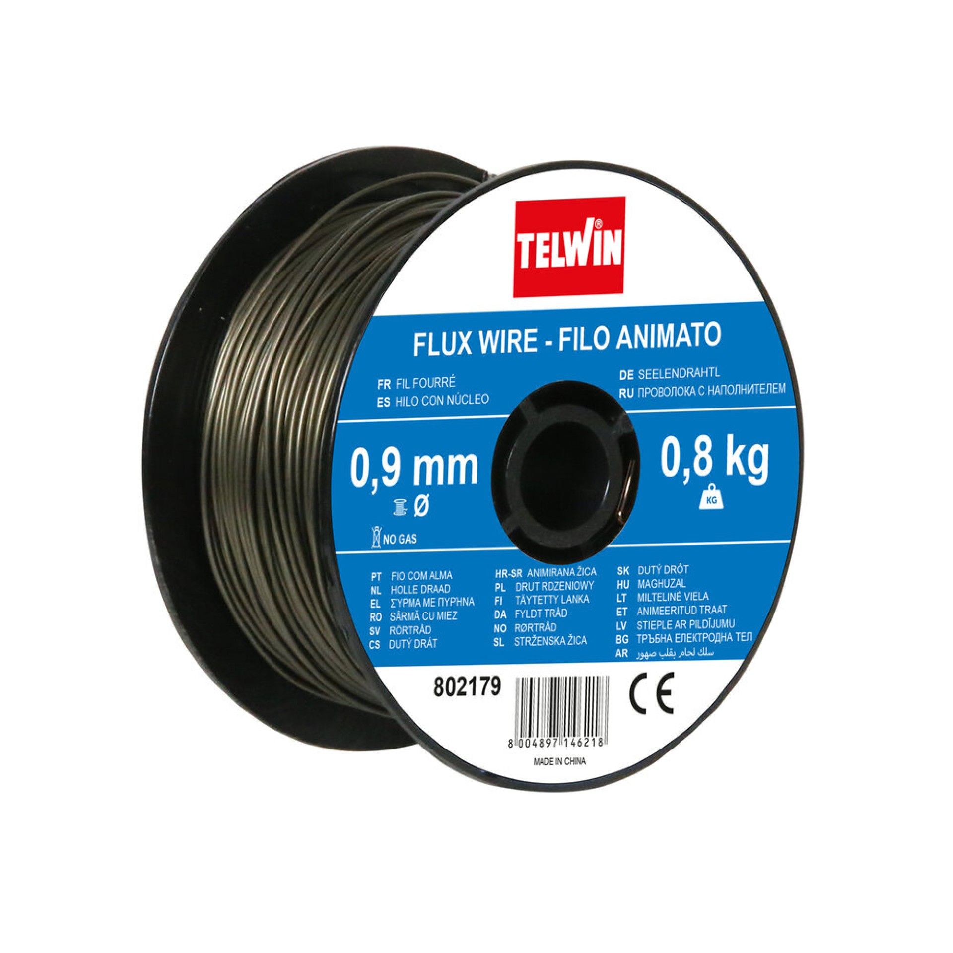 BOBINA DE FIO FLUXADO 0,9 MM 0,8 BOBINA DE FIO FLUXADO 0,9 MM 0,8