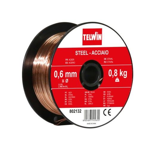 BOBINA DE FIO DE A�O 0,6 MM 0,8