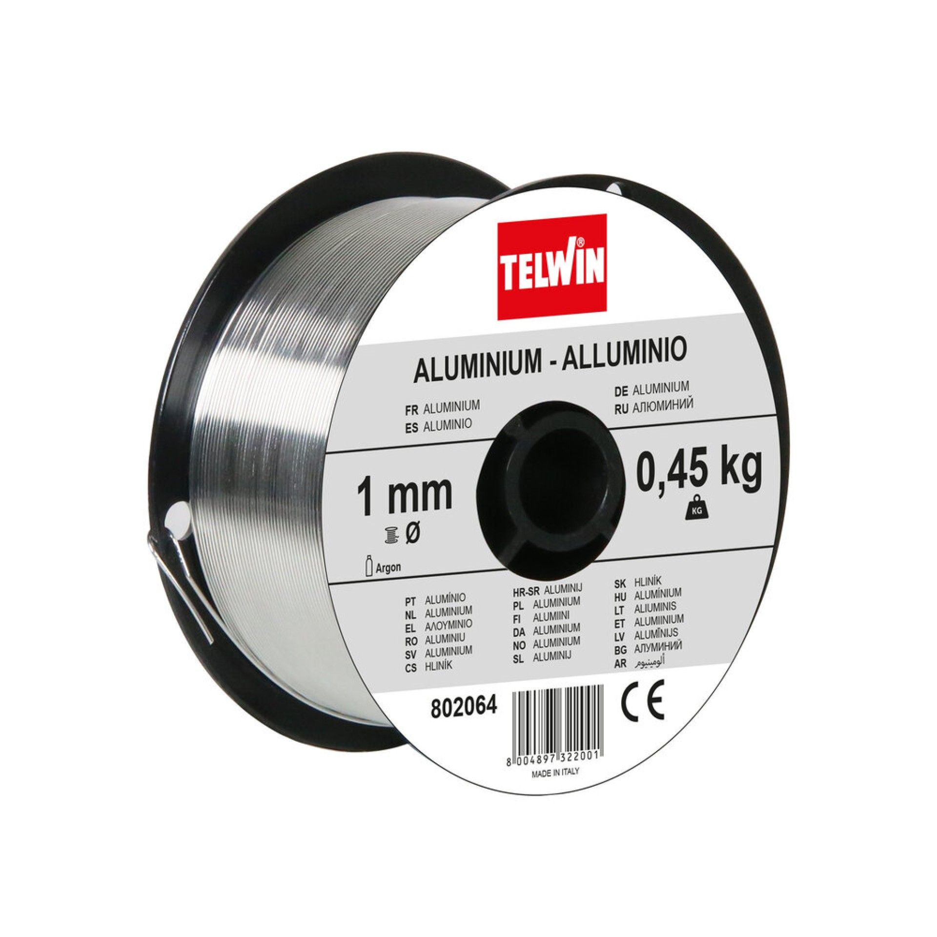 BOBINA DE FIO ALMG5 1,0 MM 0,45 BOBINA DE FIO ALMG5 1,0 MM 0,45