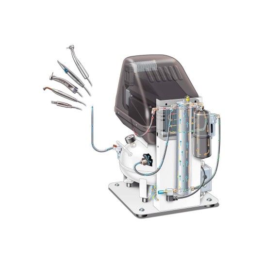 FINI DR.SONIC 160-24V-FM-1,5 Compressor Inson. Medicair