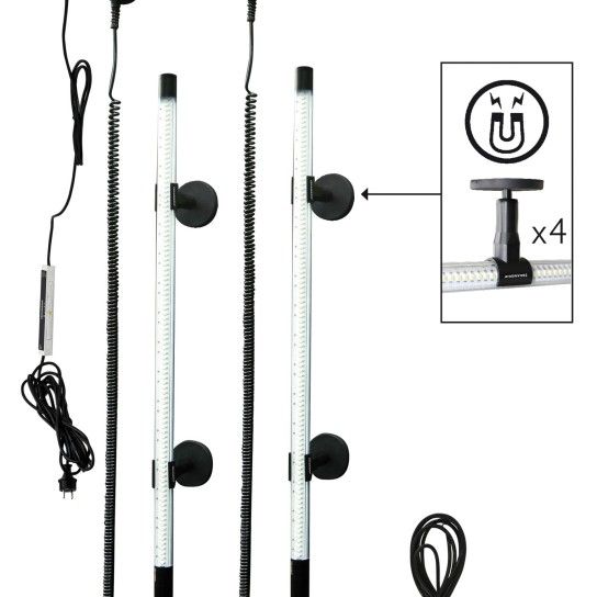 Scangrip Line Light 2 Post - Luz Linear P/ Elevadores De Colunas