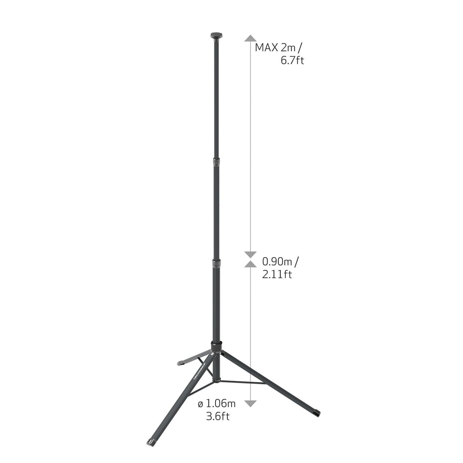 Scangrip 03.5685 - Tripe Extensivel 0,90 A 2,0 Mts