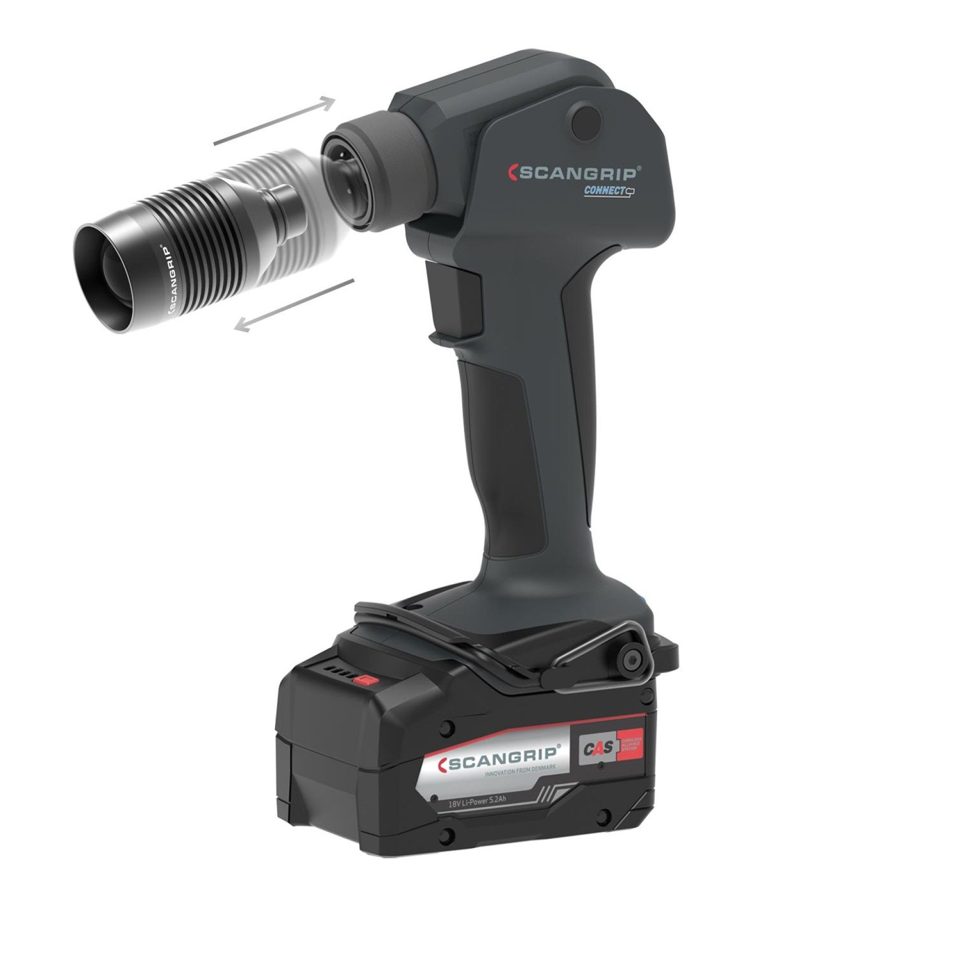 Scangrip Search Head Connect - Lanterna 600Lm Scangrip Search Head Connect - Lanterna 600Lm