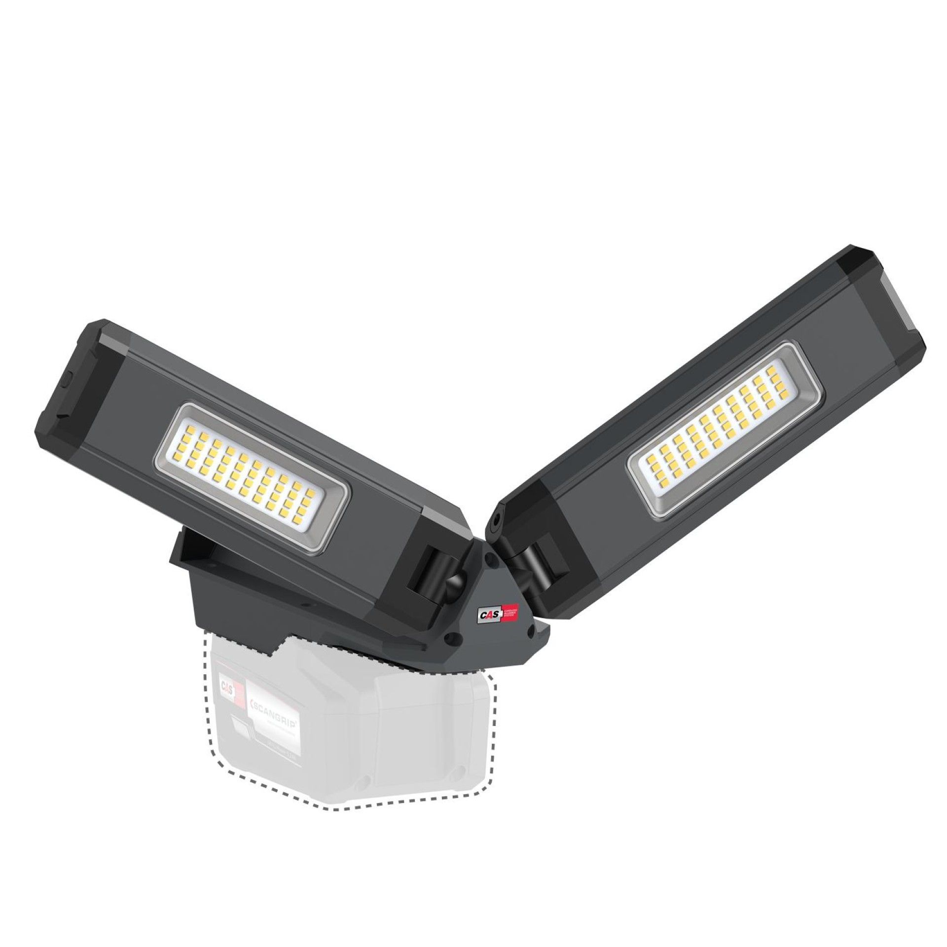 Scangrip Duo Connect - Holofte 2500Lm S/Fio