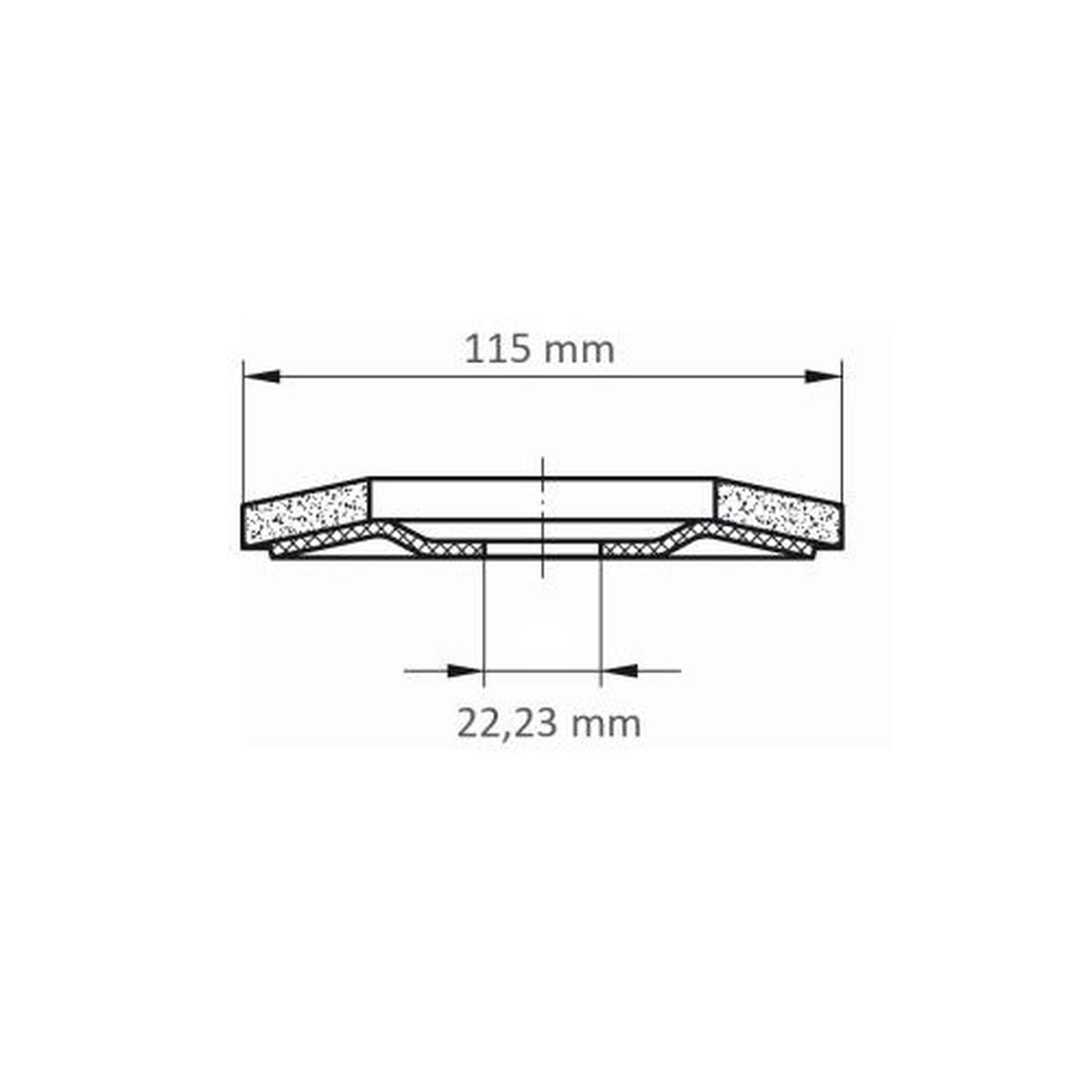 LUKAS SLTR 115 Ceramic - Discos Lamelares para Inox LUKAS SLTR 115 Ceramic - Discos Lamelares para Inox