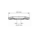 LUKAS SLTR 115 Ceramic - Discos Lamelares para Inox LUKAS SLTR 115 Ceramic - Discos Lamelares para Inox