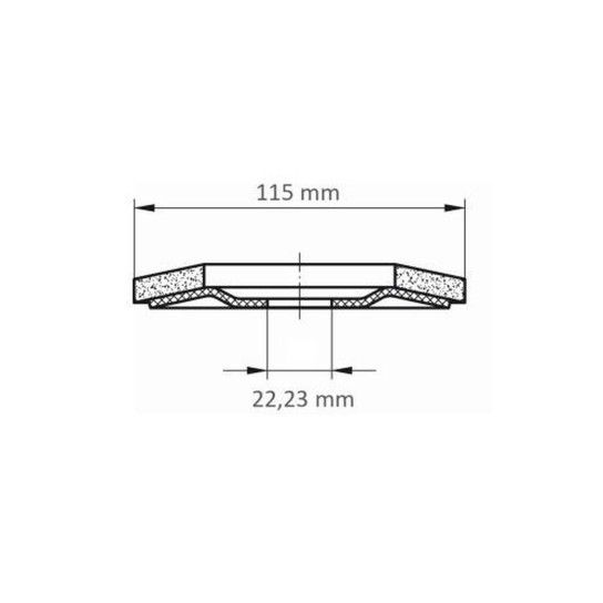 LUKAS SLTR 115 Ceramic - Discos Lamelares para Inox LUKAS SLTR 115 Ceramic - Discos Lamelares para Inox